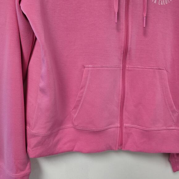 Ocean Drive Sweatshirt XL Womens Hooded Full Zip Outer Banks North Carolina Pink - Picture 5 of 11